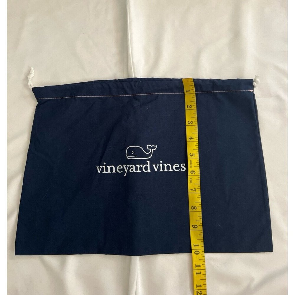 Vineyard Vines Storage Drawstring Dustbag Navy Blue 10" x 14.5"